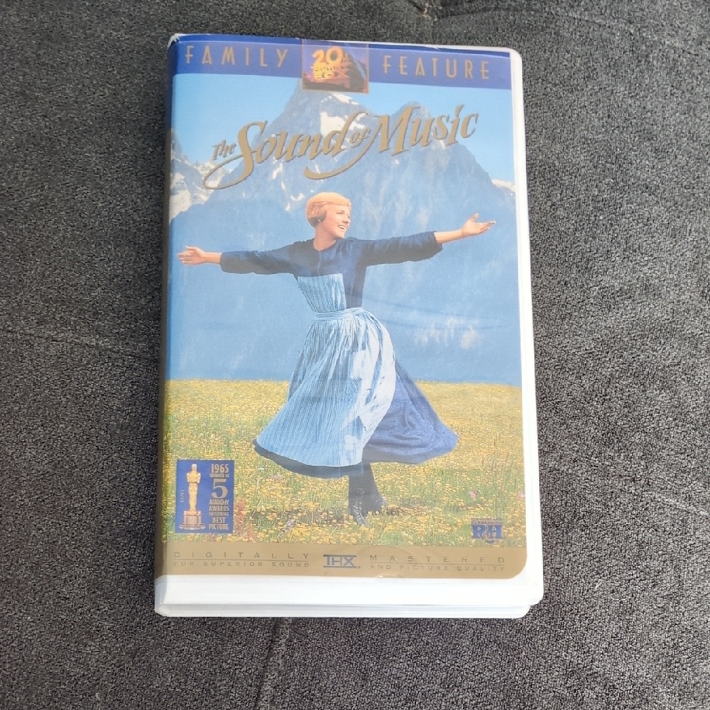 The Sound of Music VHS Tape - Blue Cover